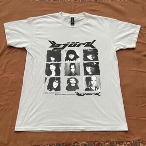 White  Japanese Band T-Shirt